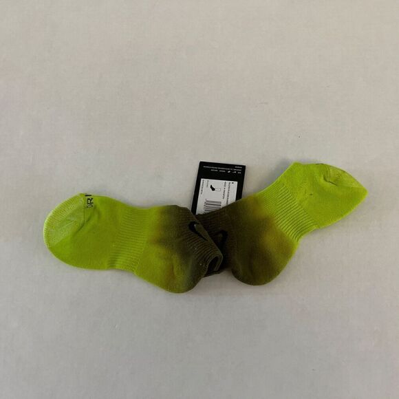 Nike DH6304-904 Women Sz S/4-6 Everyday Plus Ankle Socks Tie Dye Green/Black - Picture 3 of 5